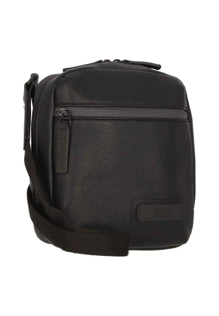 JOST Umhängetasche, Kunstleder, uni, für Herren, schwarz