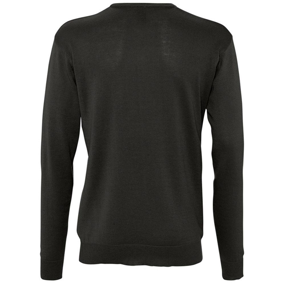 Klassischer Strickpullover mit V-Ausschnitt