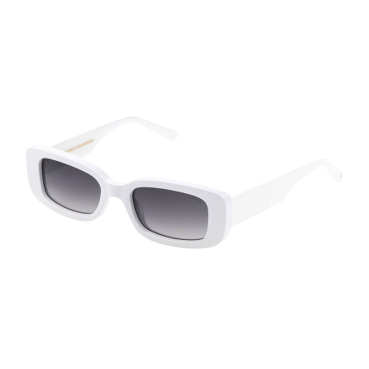 Retro Rechteckige Sonnenbrille mit Farbverlaufsglas