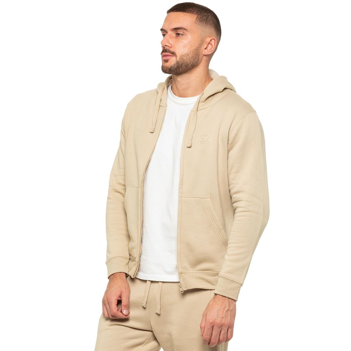 Klassisches Kapuzensweatshirt mit Reißverschluss