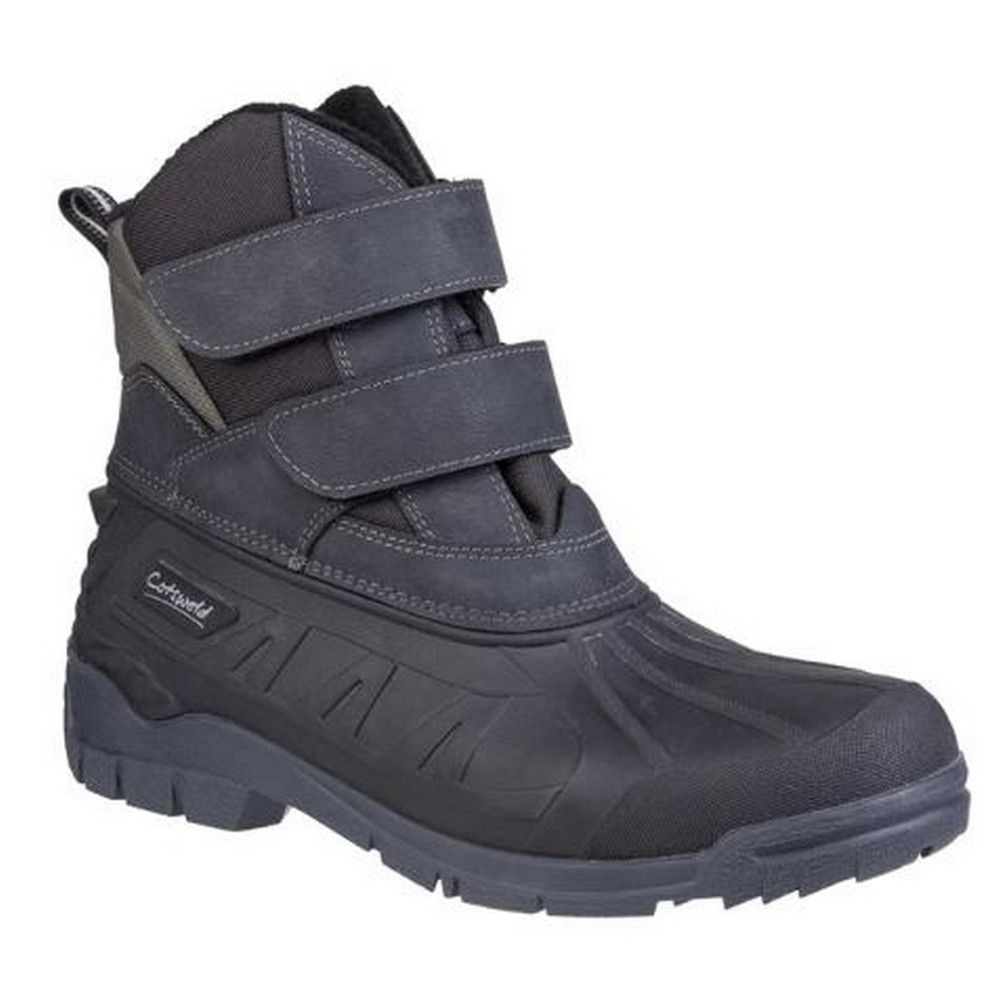 Schwarze, wasserdichte Damen Wellington Stiefel