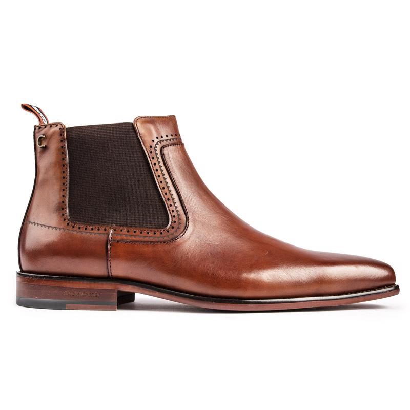 Klassische Chelsea Leder Stiefeletten