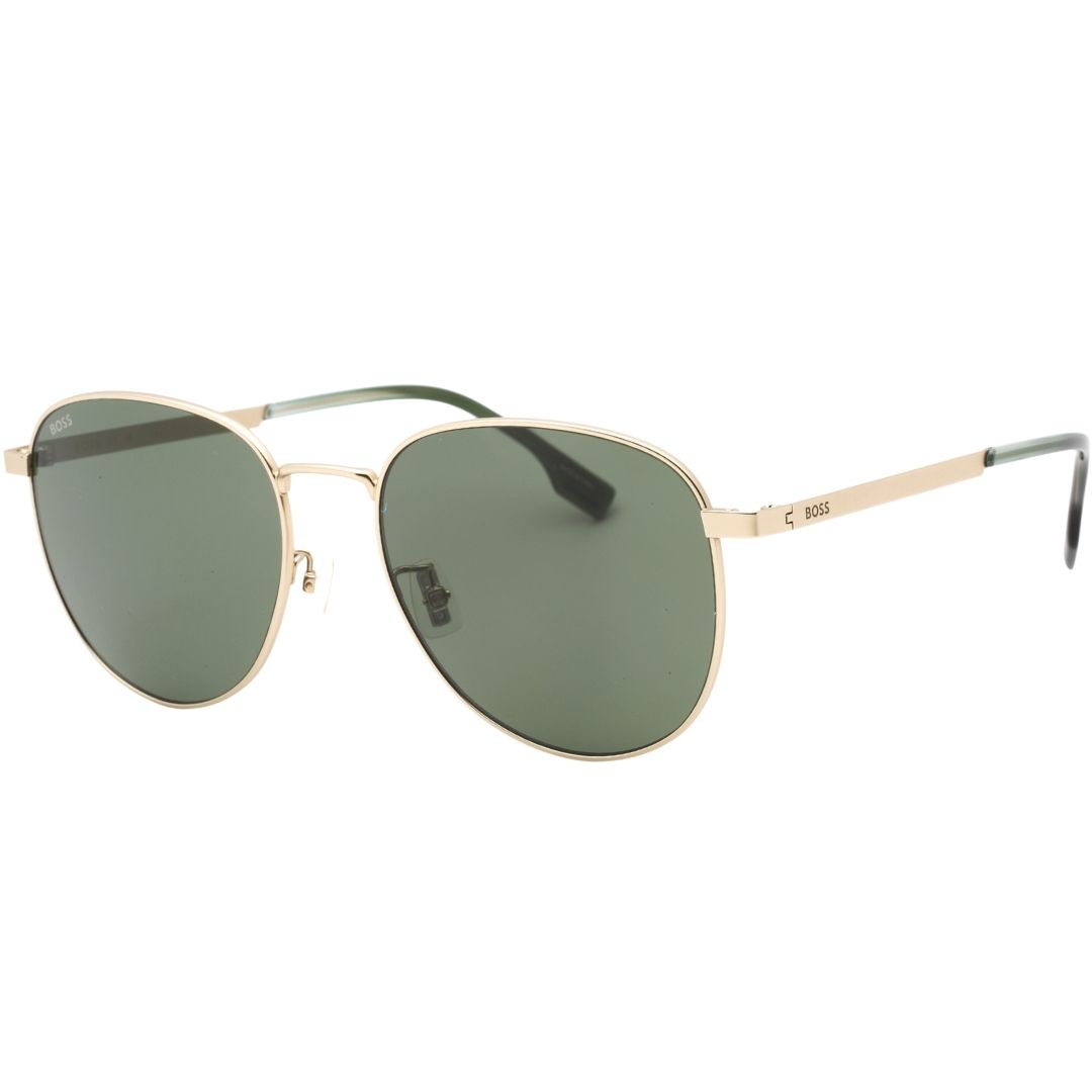 Zeitlose Metallsonnenbrille mit geometrischem Rahmen