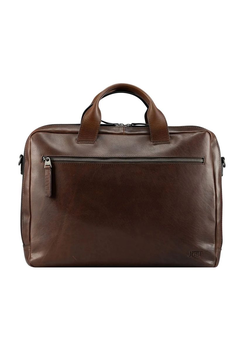 Elegante Strukturierte Leder-Aktentasche
