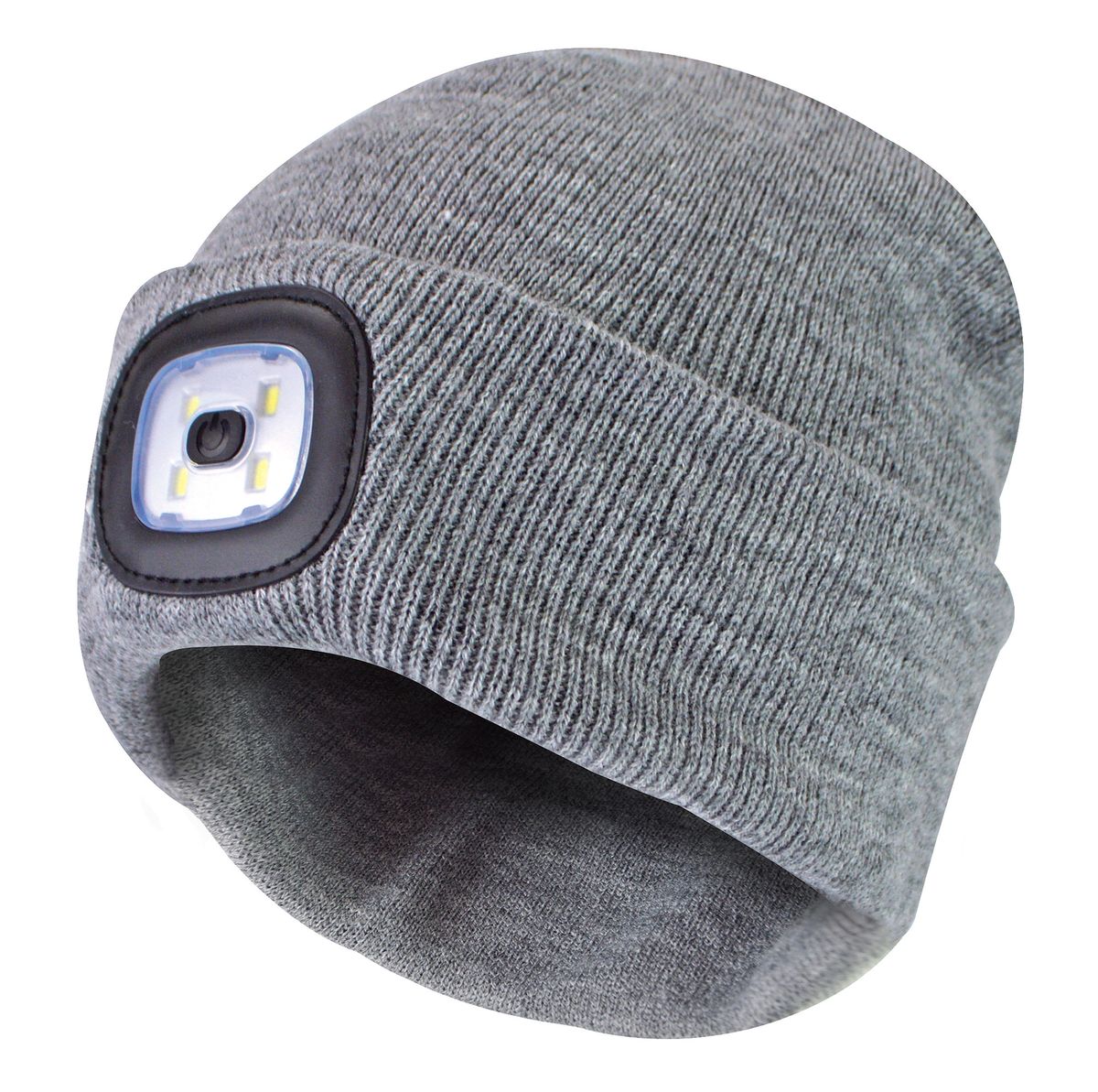 LED-Mütze wiederaufladbar gestrickt