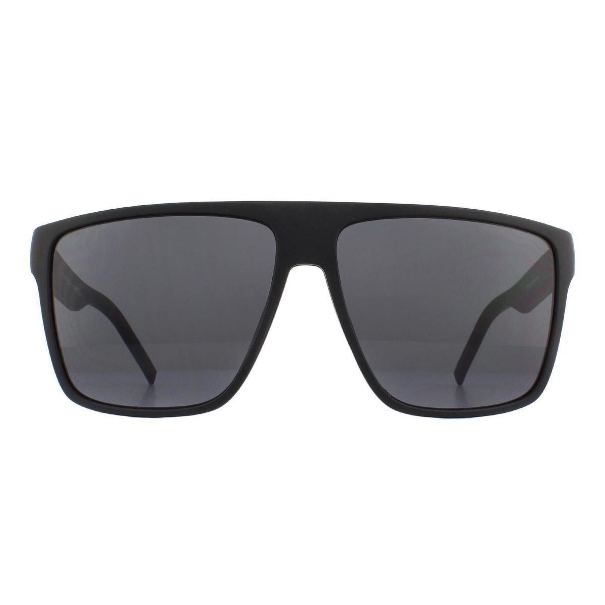 Matte Schwarze Quadratische Sonnenbrille