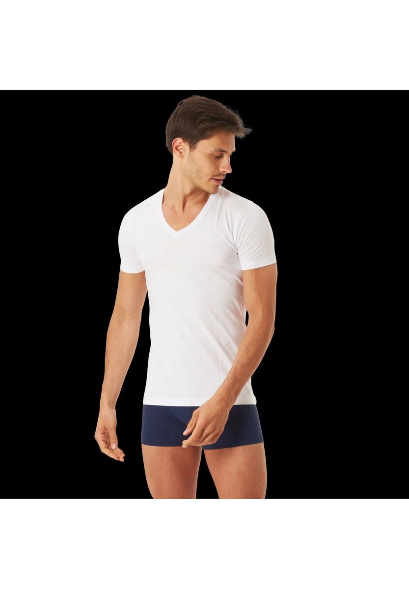 Herren Body Fit V-Ausschnitt T-Shirt