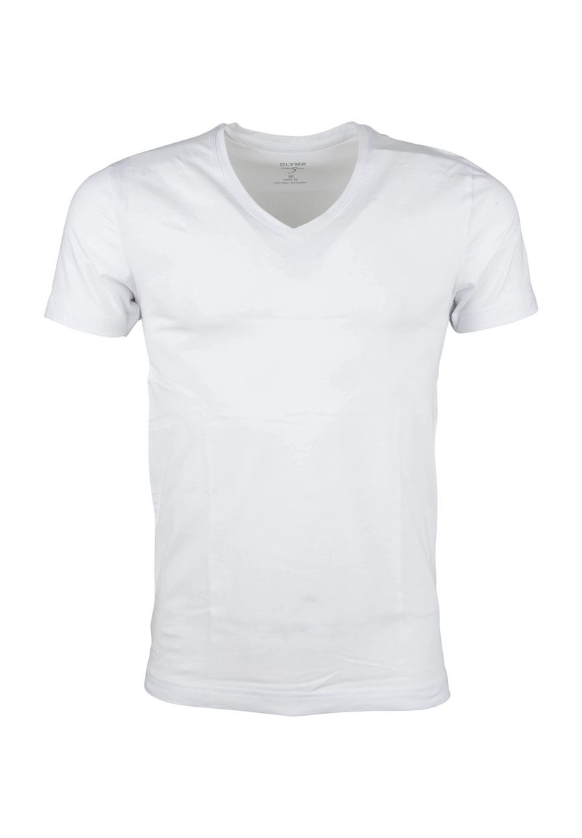 Herren Figurbetontes Unterhemd mit V-Ausschnitt