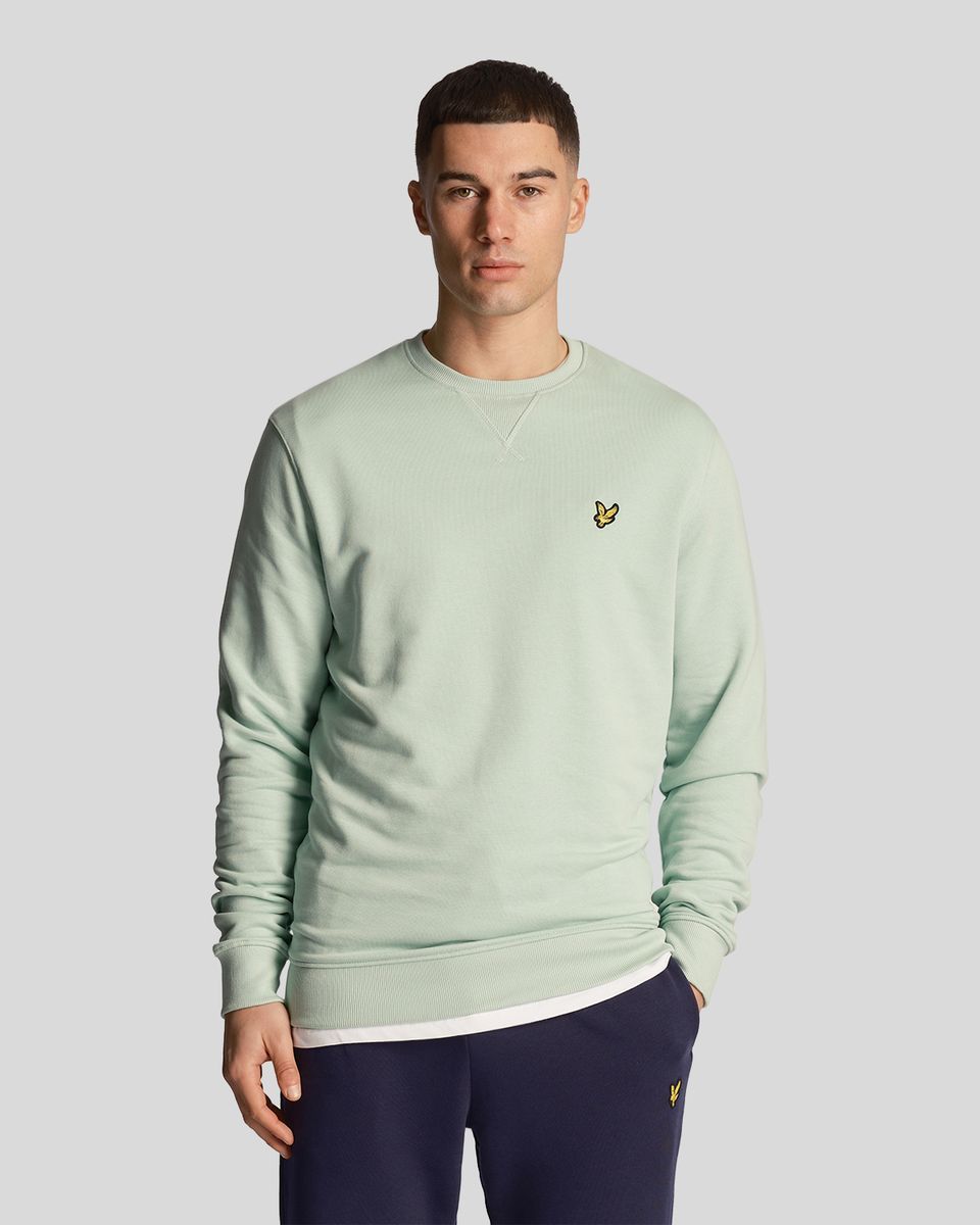 Klassisches Baumwoll-Sweatshirt mit Rundhalsausschnitt