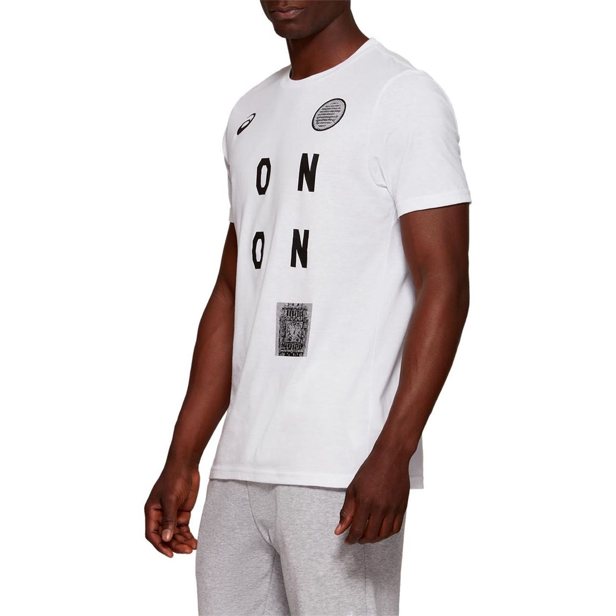 Grafik-T-Shirt mit London-Schriftzug