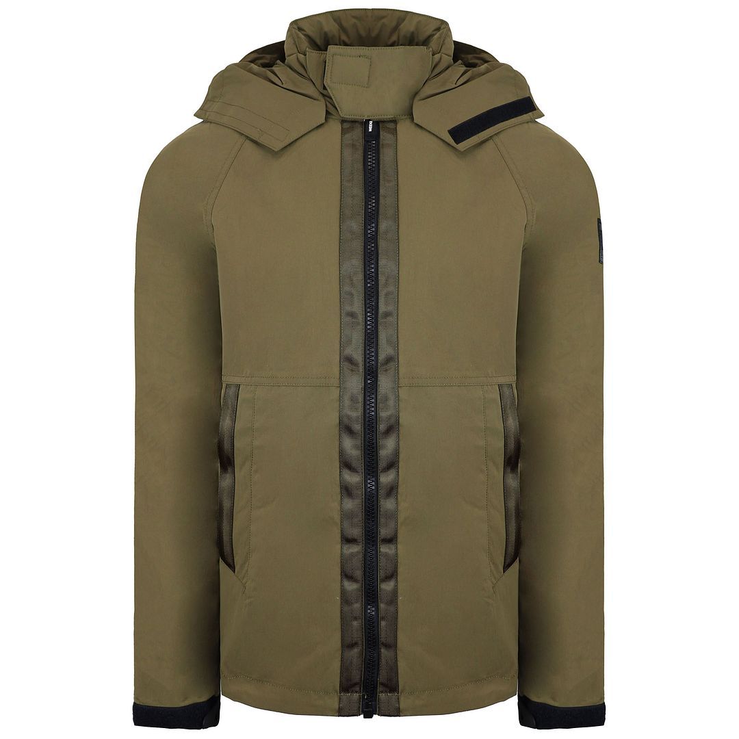 Technische Utility-Jacke mit Kapuze