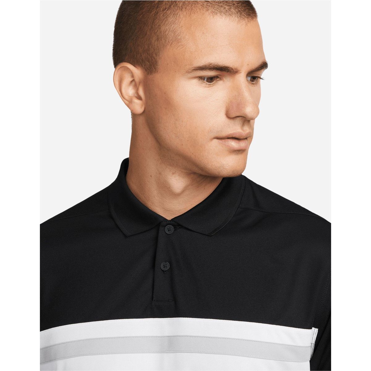 Performance-Poloshirt mit Farbblock-Design