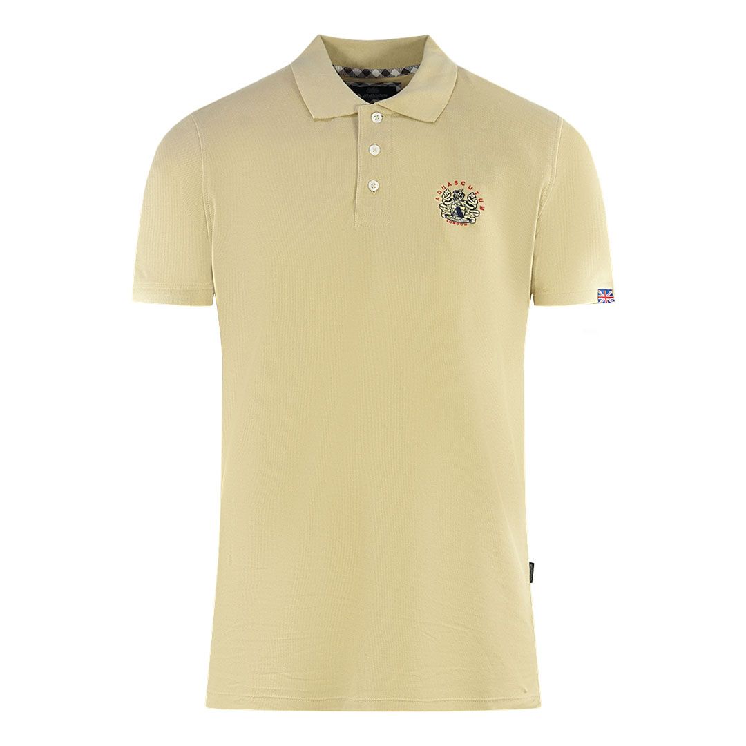 Herren Polohemd mit Wappen-Logo aus Baumwolle