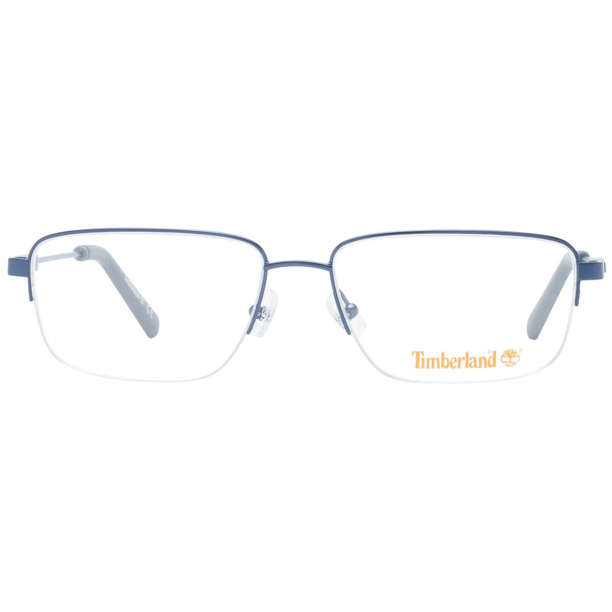 Moderne rechteckige Halbrand-Brille
