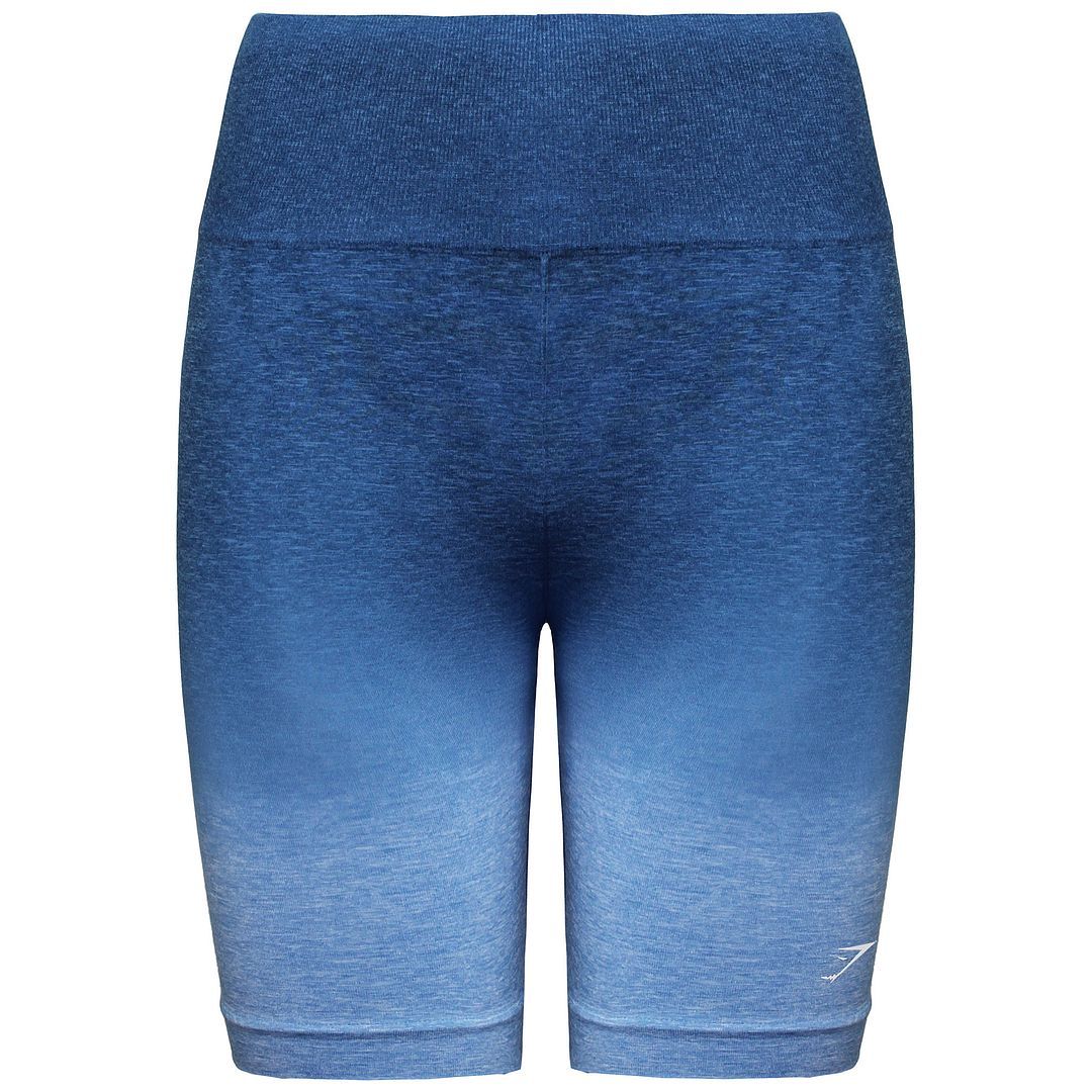 Gymshark adaptieren Ombre nahtlose Frauenblaue Shorts