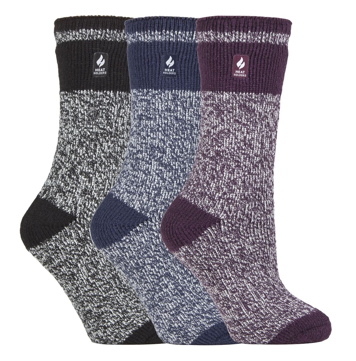 HEAT HOLDERS - 3er-Pack Multipack Damen Isolierte Thermo-Socken für den Winter - Toskana