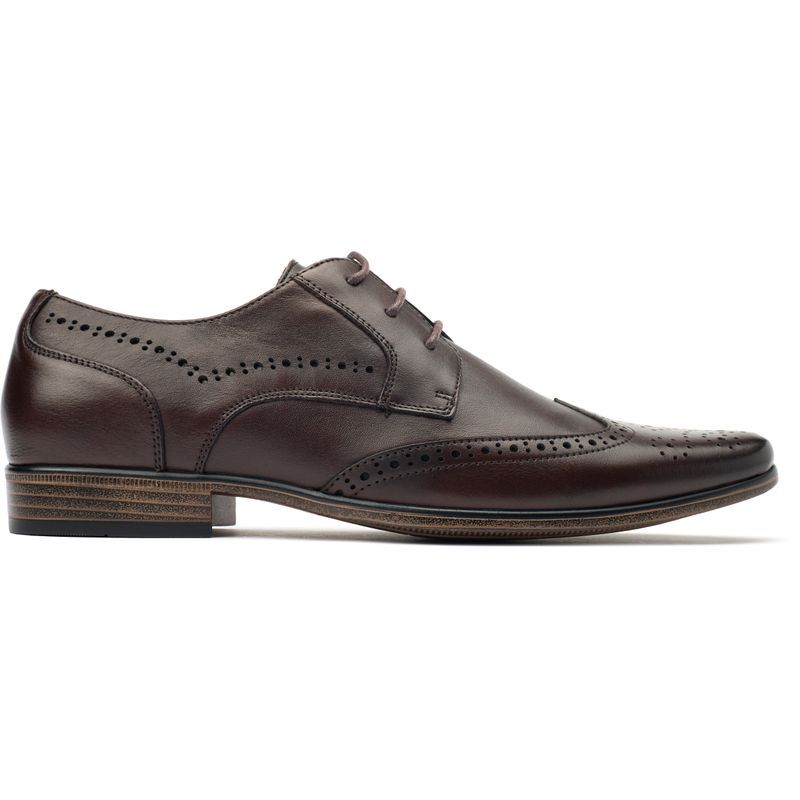 Klassische Brogue Oxford Lederschuhe