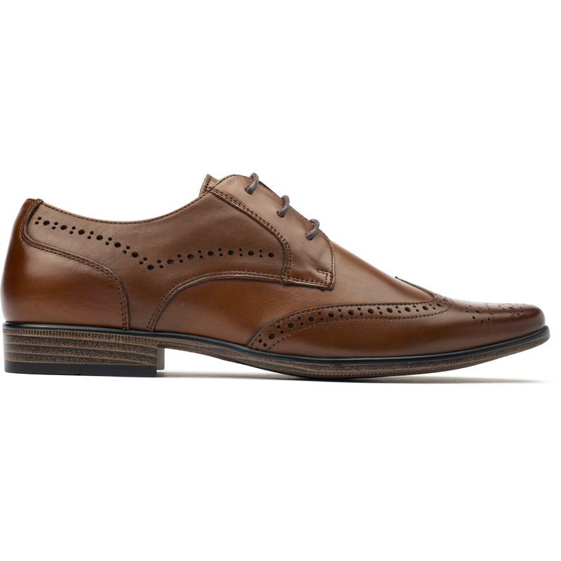 Klassische Brogue Oxford Lederschuhe