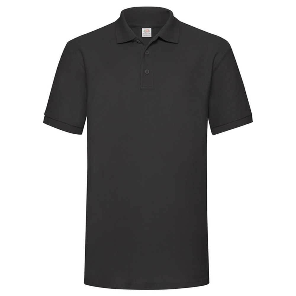Fruit of the Loom - Poloshirt für Herren (Schwarz)