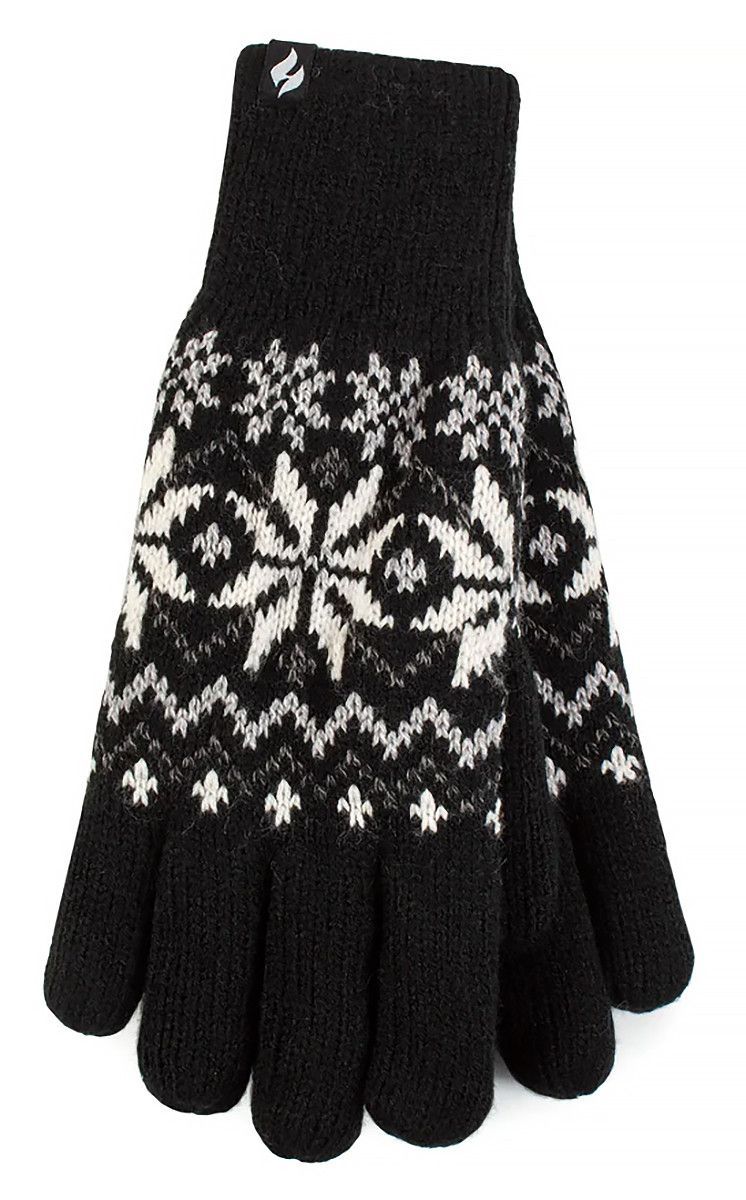 Heat Holders - Ladies Soft Thermal Gloves - Schwarz