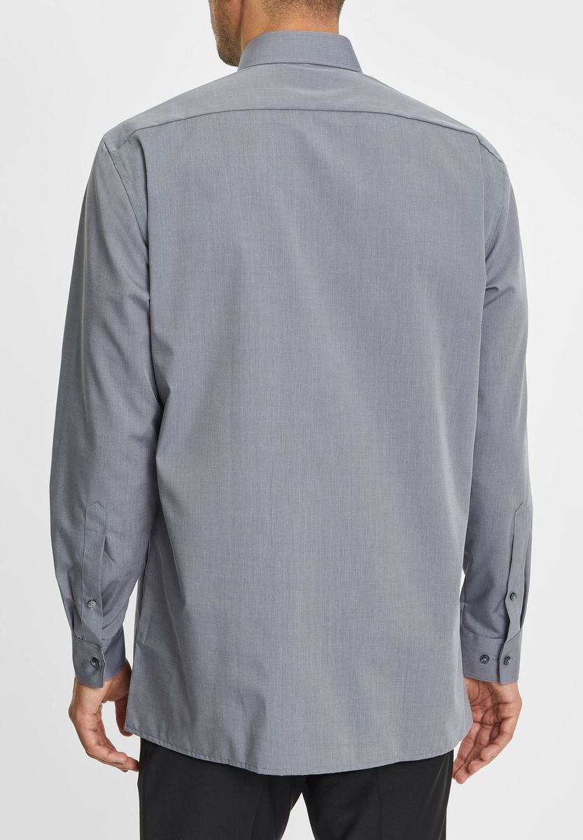 Modern Fit graues Businesshemd