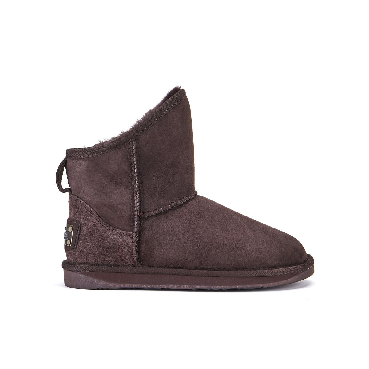 Klassischer Knöchelhoher Schaffellstiefel