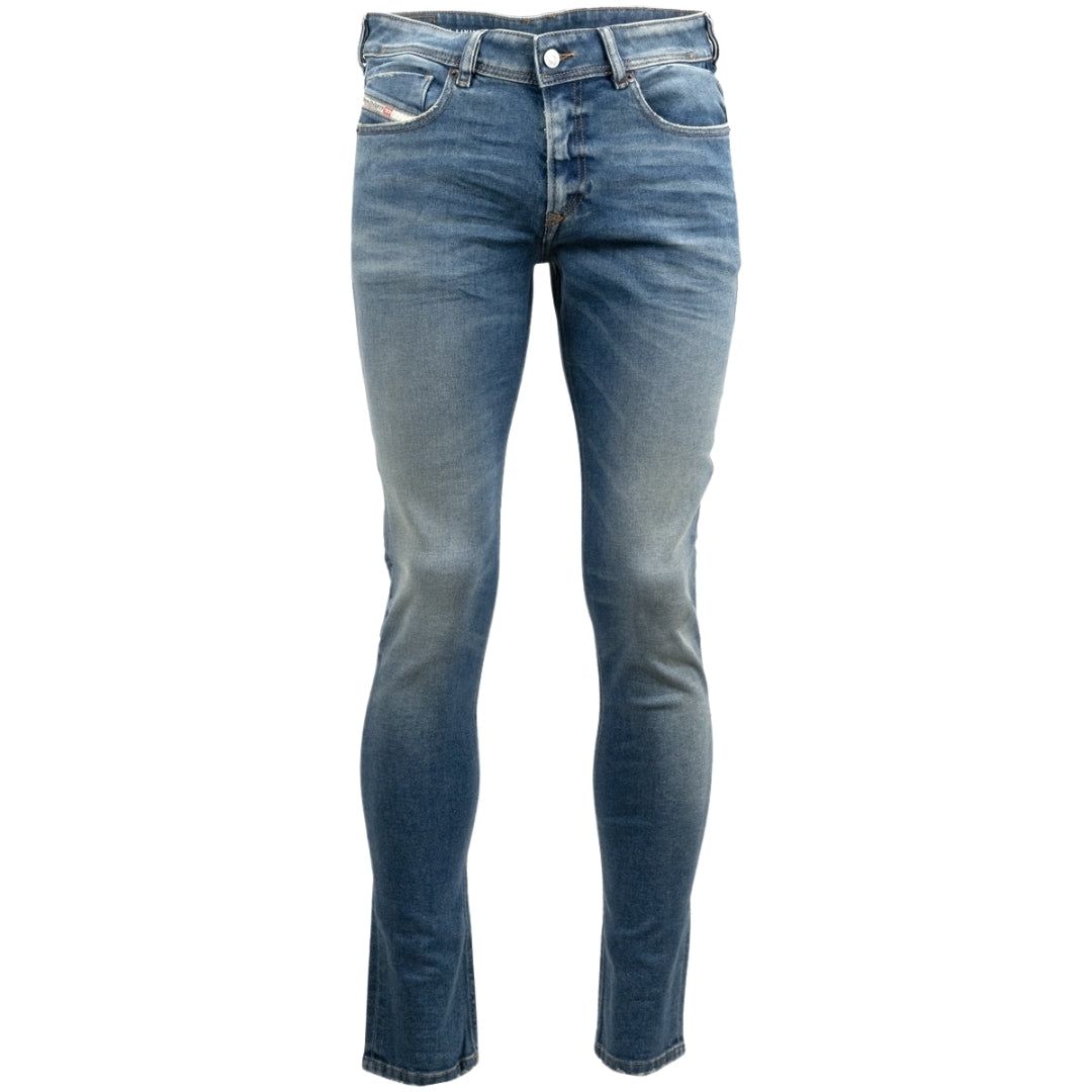 Stone Washed Skinny Fit Jeans