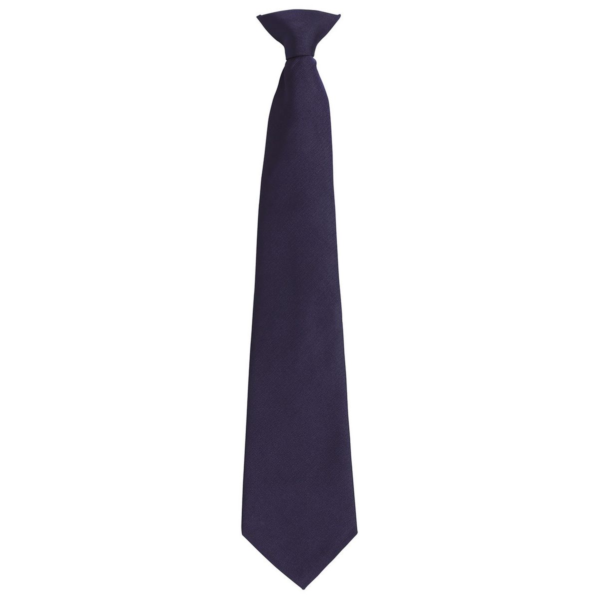 Herren Clip-On Uni Farbige Krawatte
