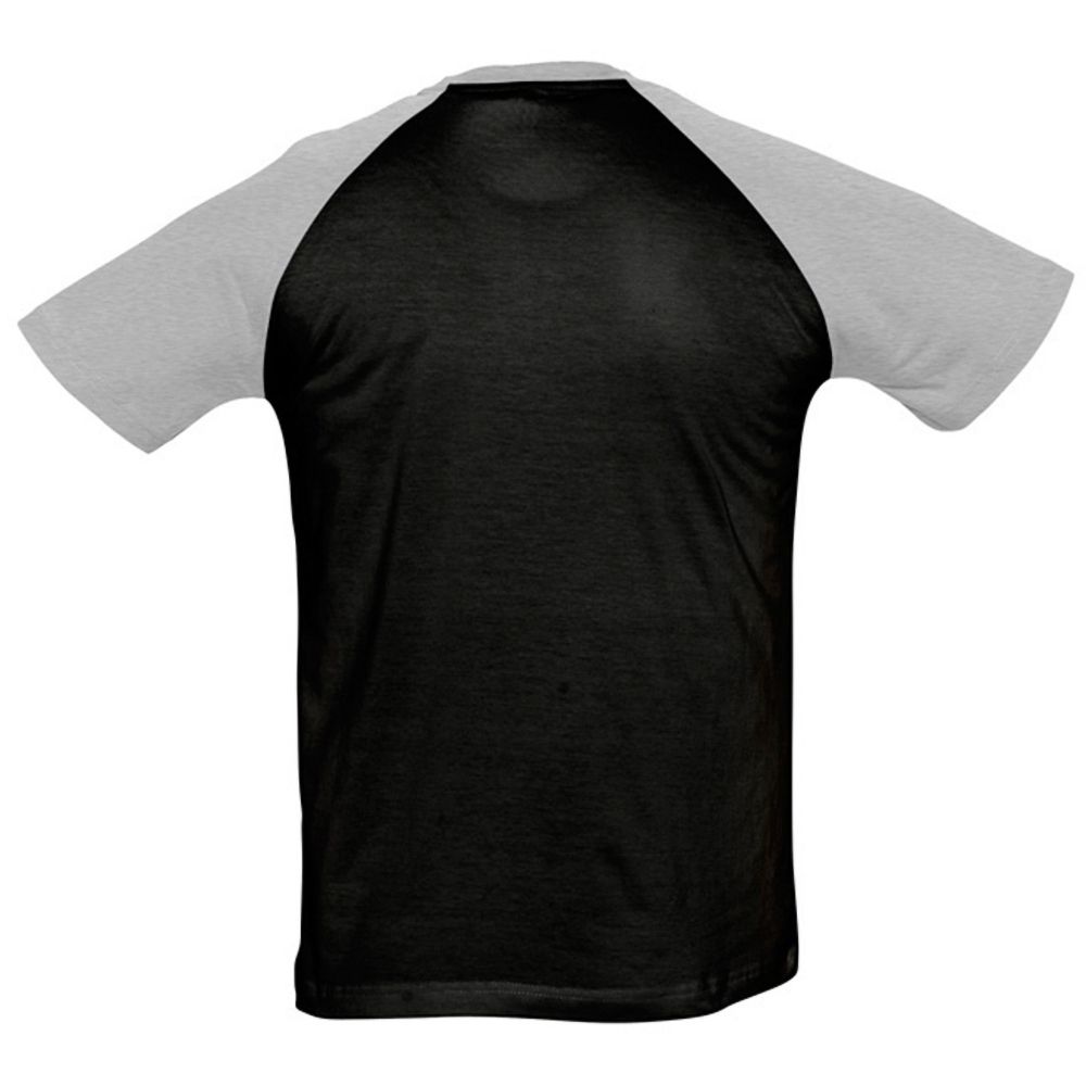 Kontrast-Raglan-T-Shirt mit kurzen Ärmeln