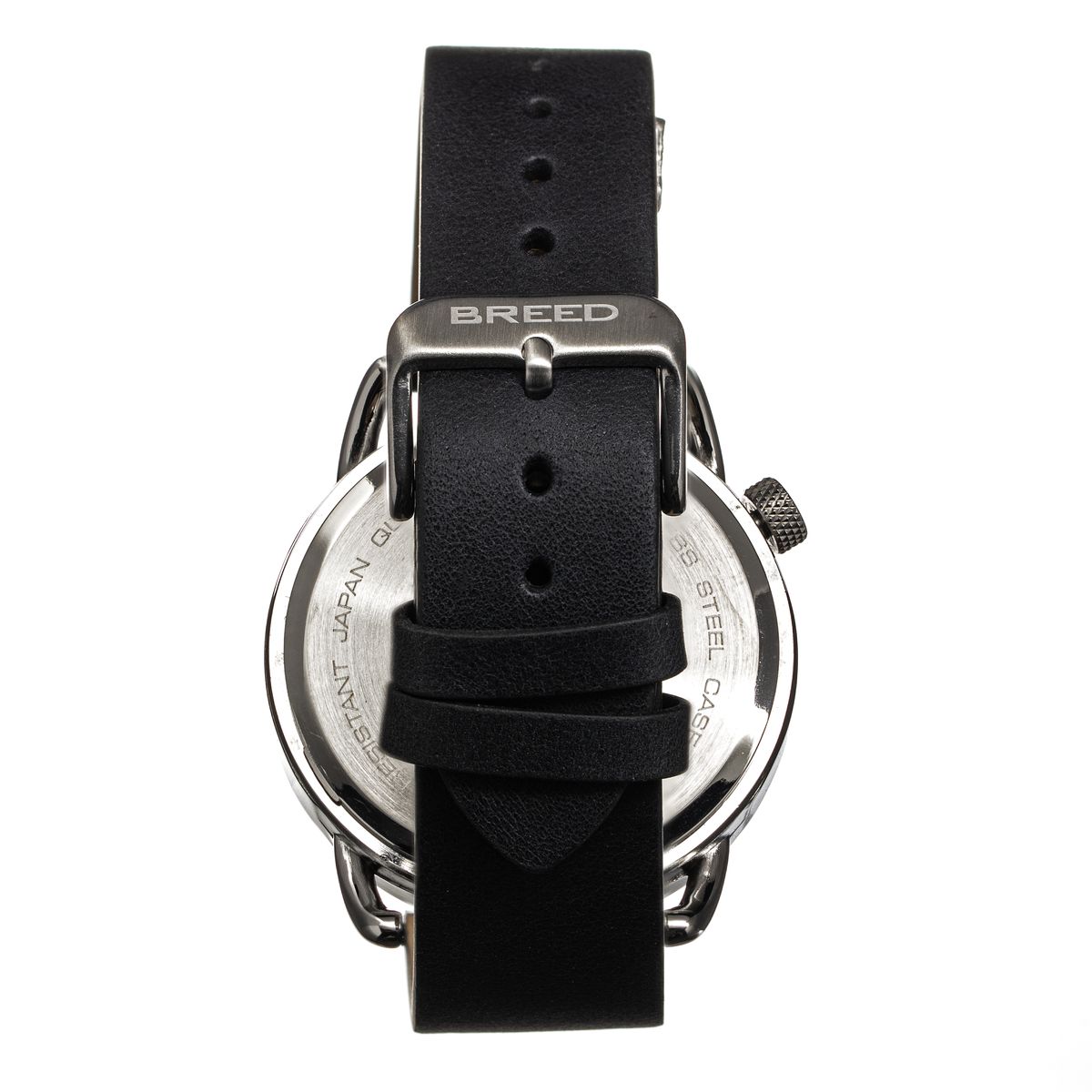 Klassische Feldarmbanduhr mit Lederarmband