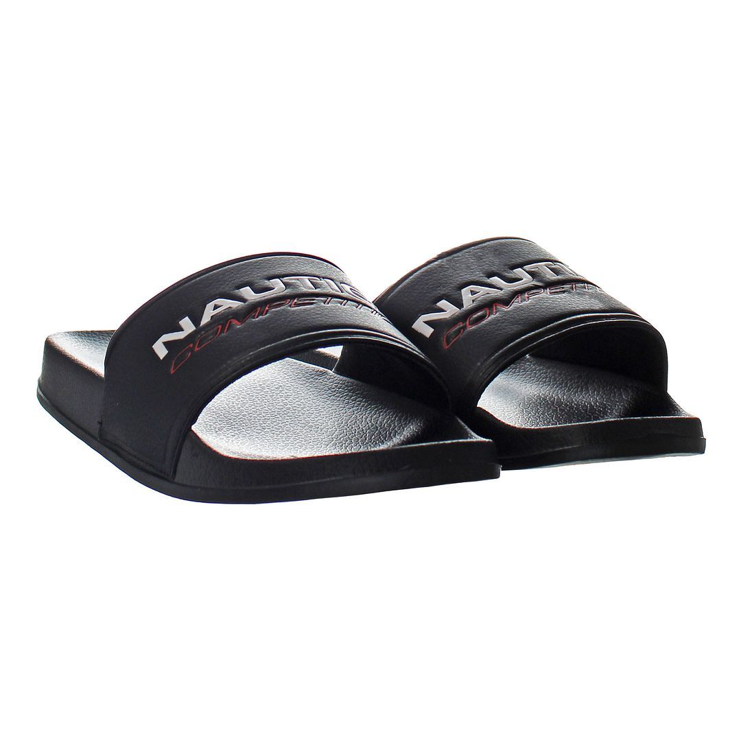 Sportive Komfort-Slipper mit Logo-Print