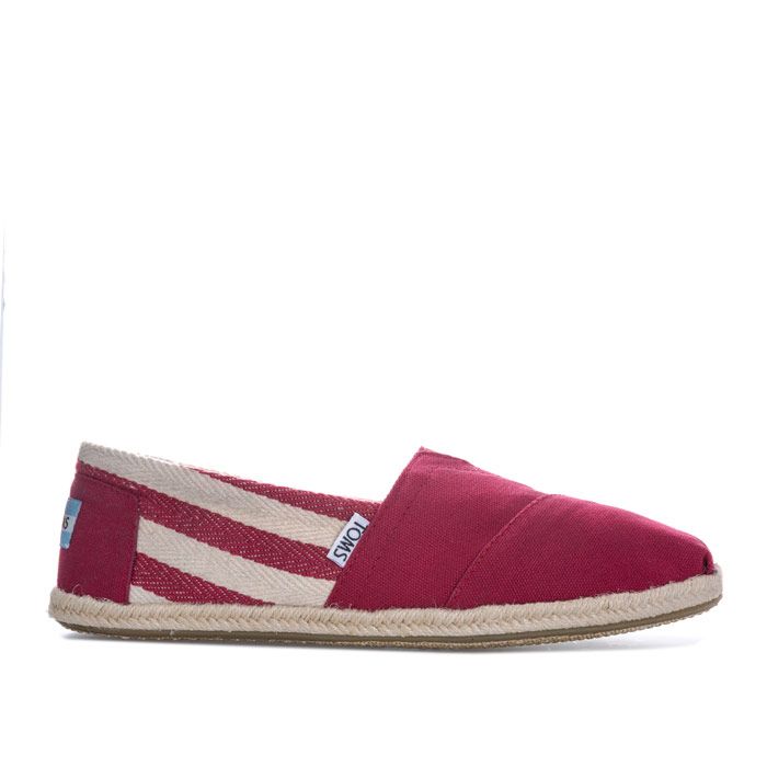 Toms University Classic Alpargata Red Damenschuhe