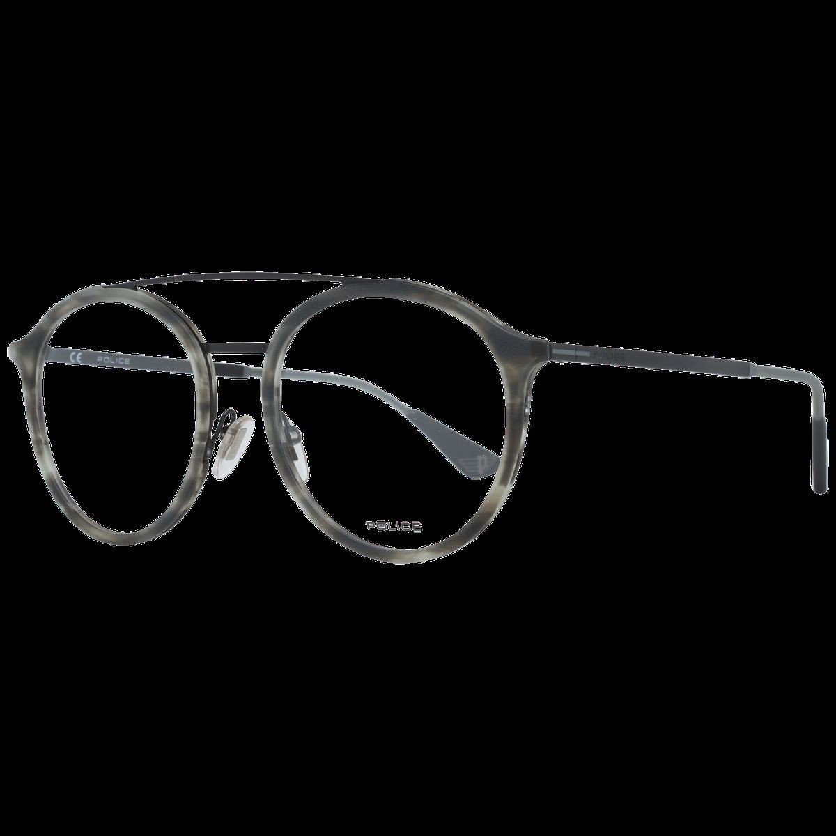 Runde Vollrandbrille mit Brauensteg