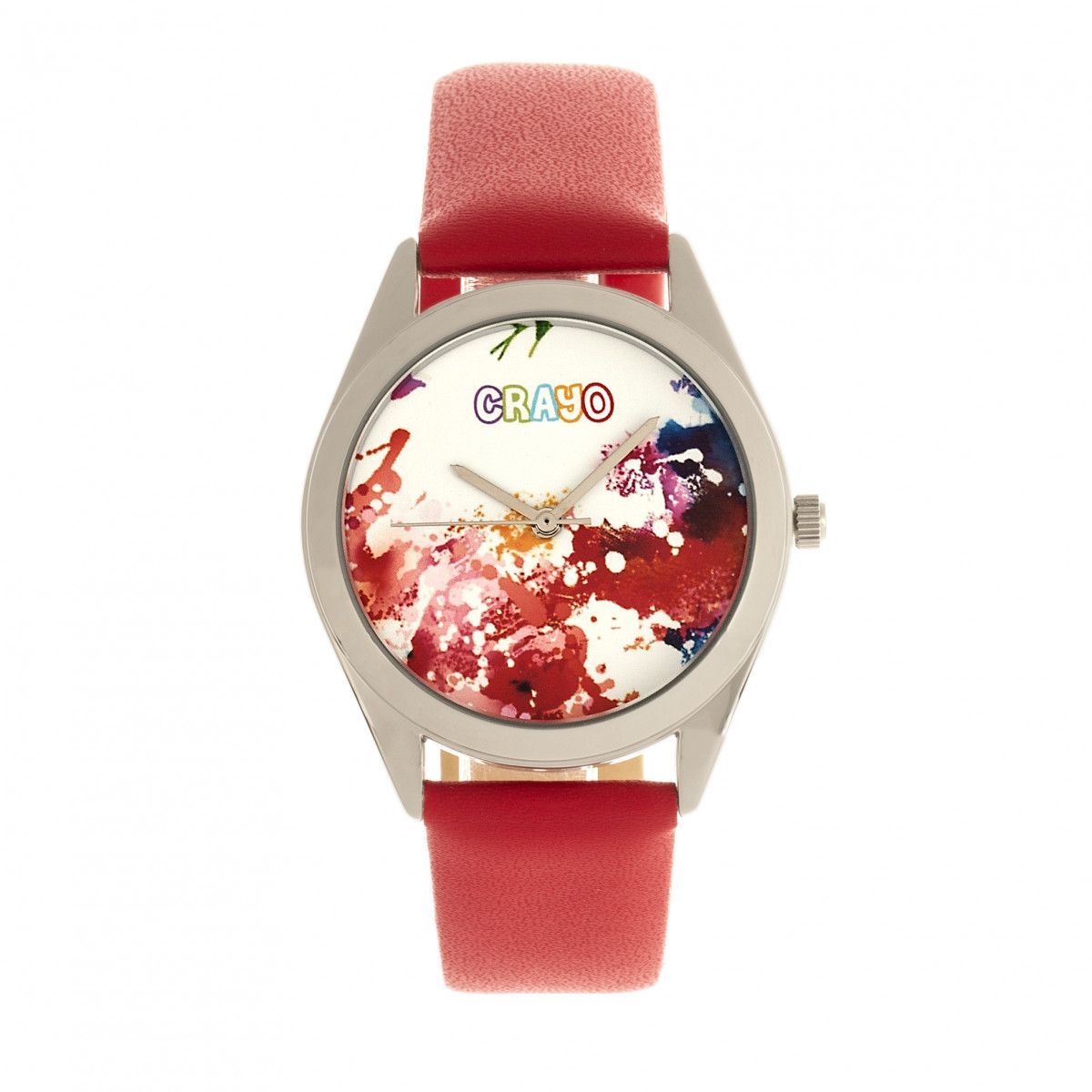Abstrakte Armbanduhr mit Grafikdruck