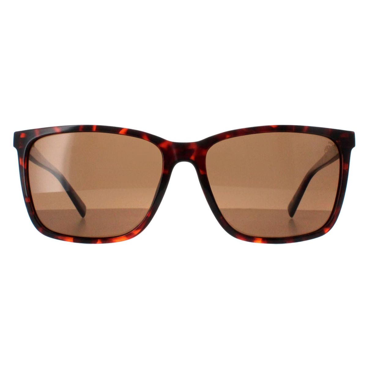 Quadratische polarisierte Sonnenbrille mit Schildpattmuster