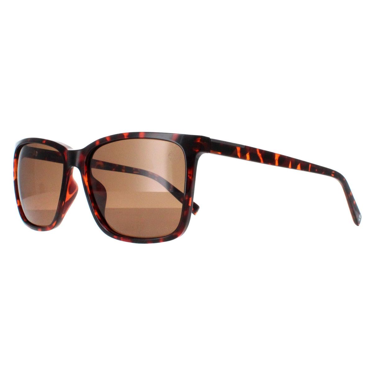 Quadratische Polarisierte Sonnenbrille in Schildpattoptik