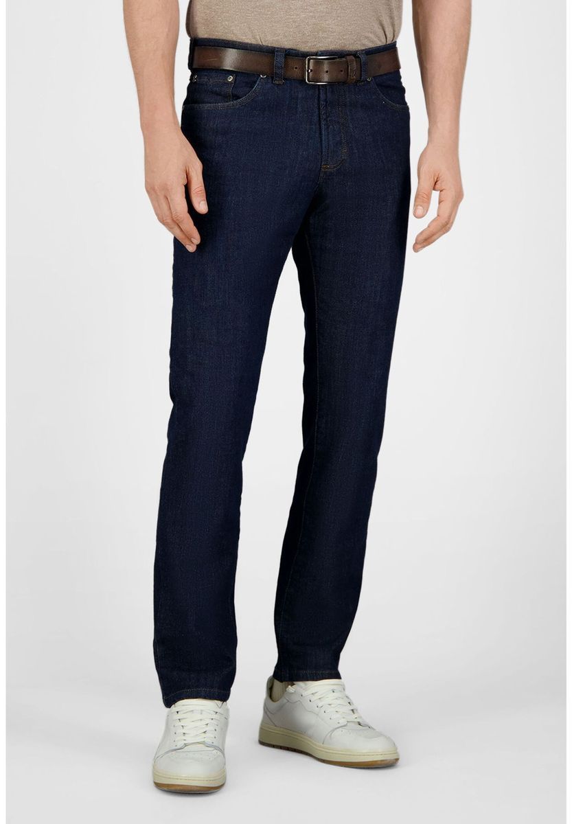 Klassische Regular Fit Jeans in dunkler Waschung