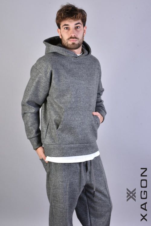 Oversized Fleece Kapuzenpullover