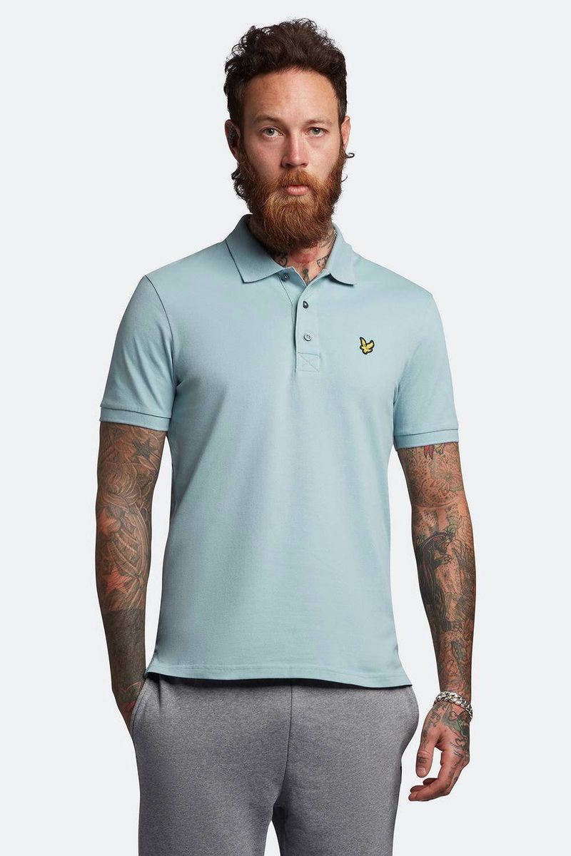 Kurzärmeliges Piqué-Stretch-Top