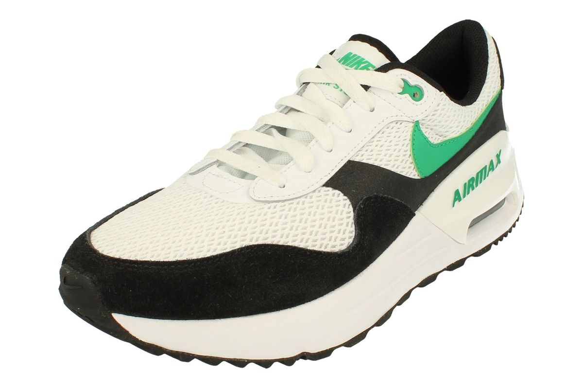 Air Max Systm Weiße Grüne Turnschuhe
