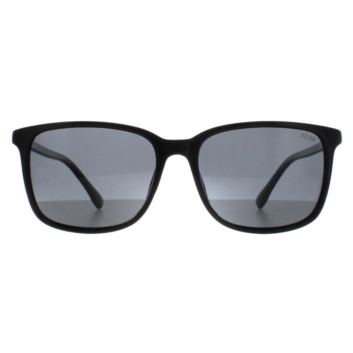 Matte-schwarze, rechteckige Sonnenbrille