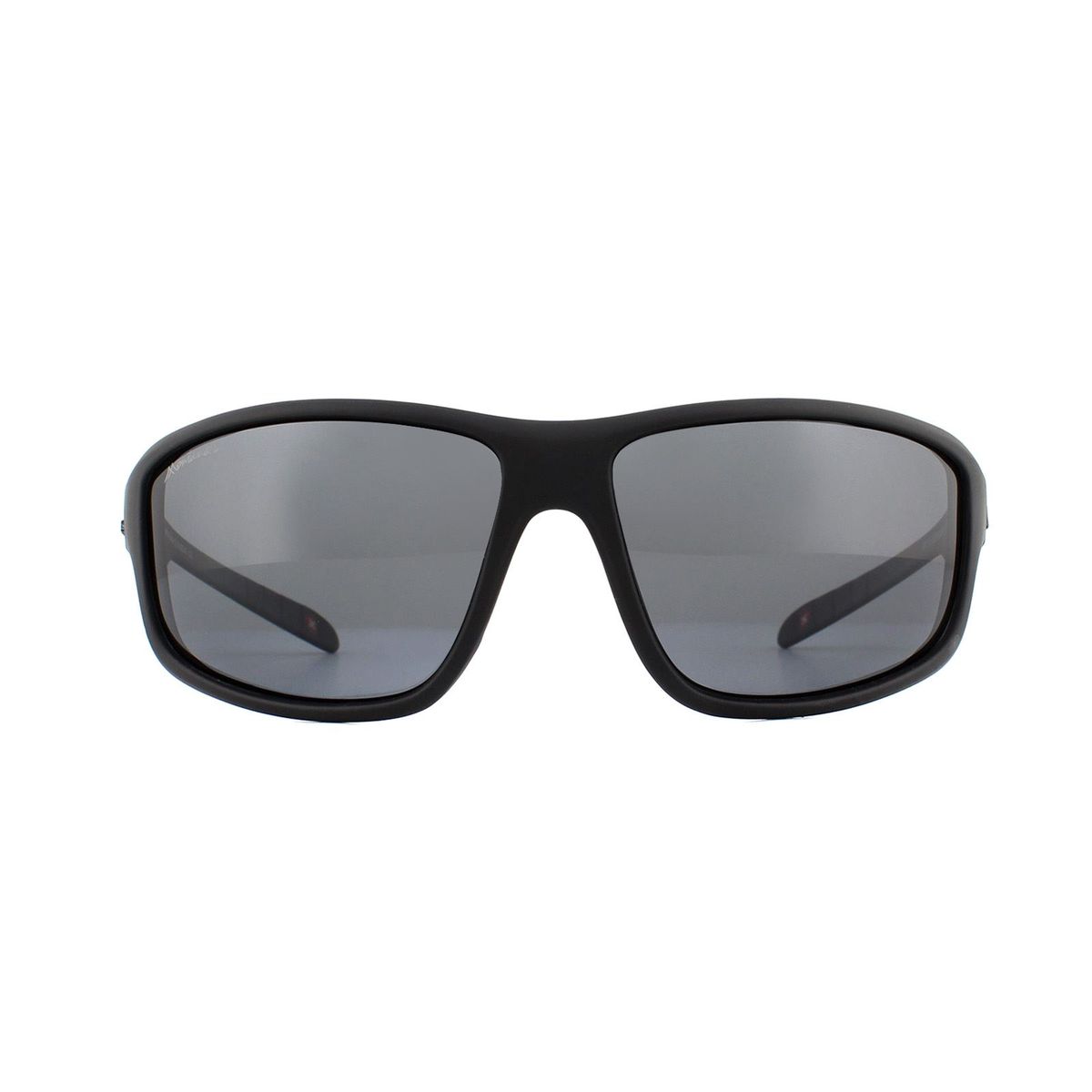 Sportliche, schwarze polarisierte Sonnenbrille