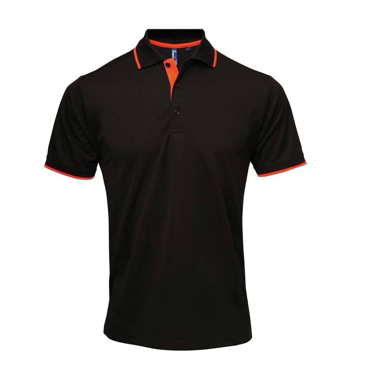Herren Coolchecker Poloshirt mit Kontrastbesatz