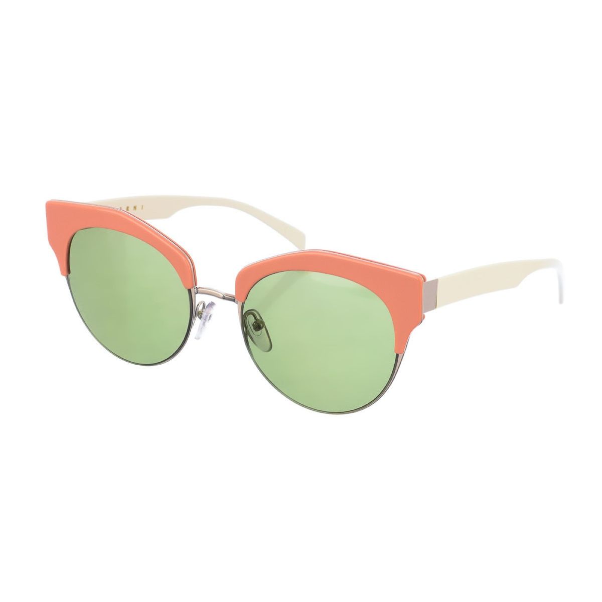 Sonnenbrille mit ovalem Acetatrahmen