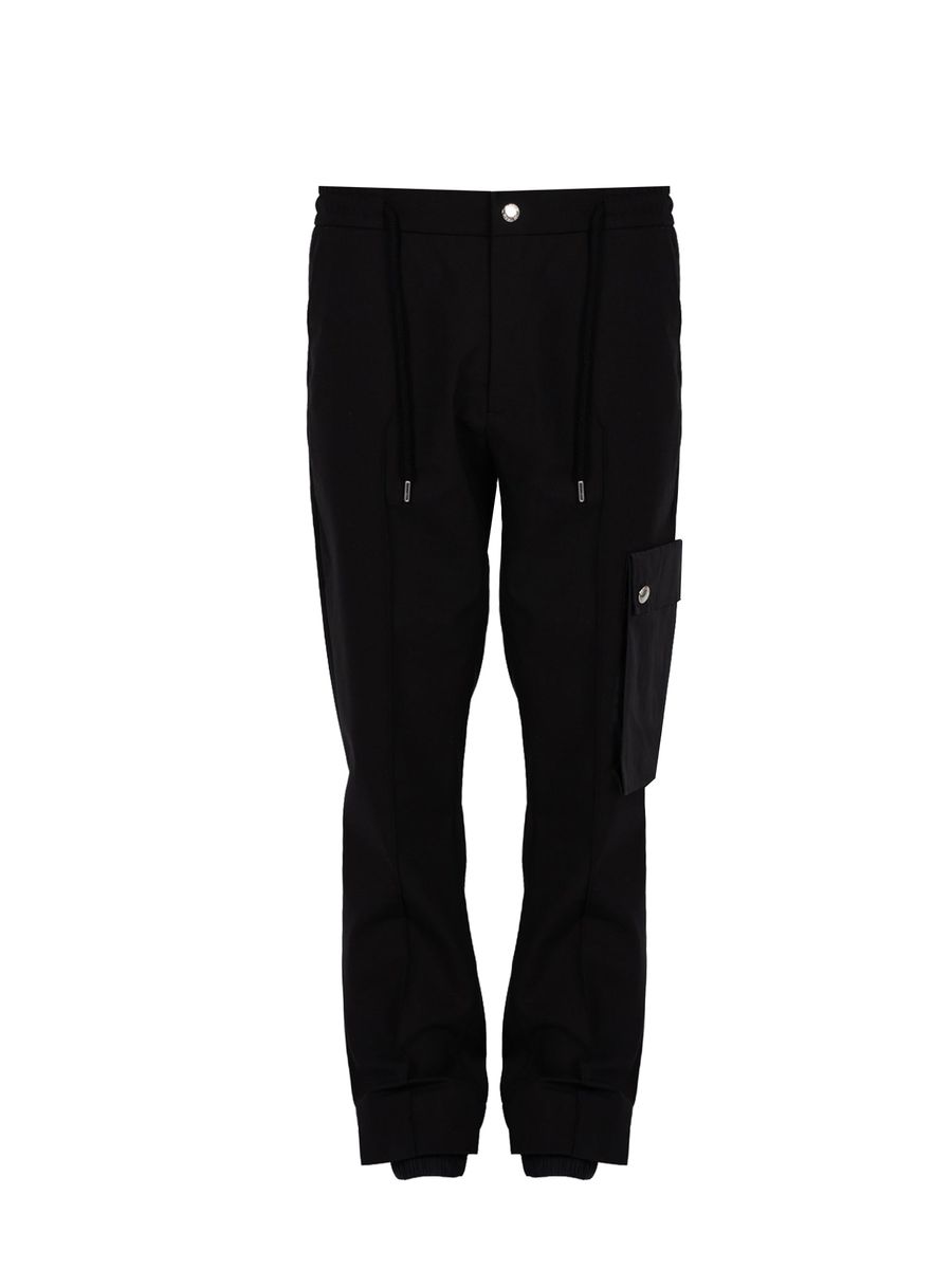 Klassische bequeme schwarze Herrenhose