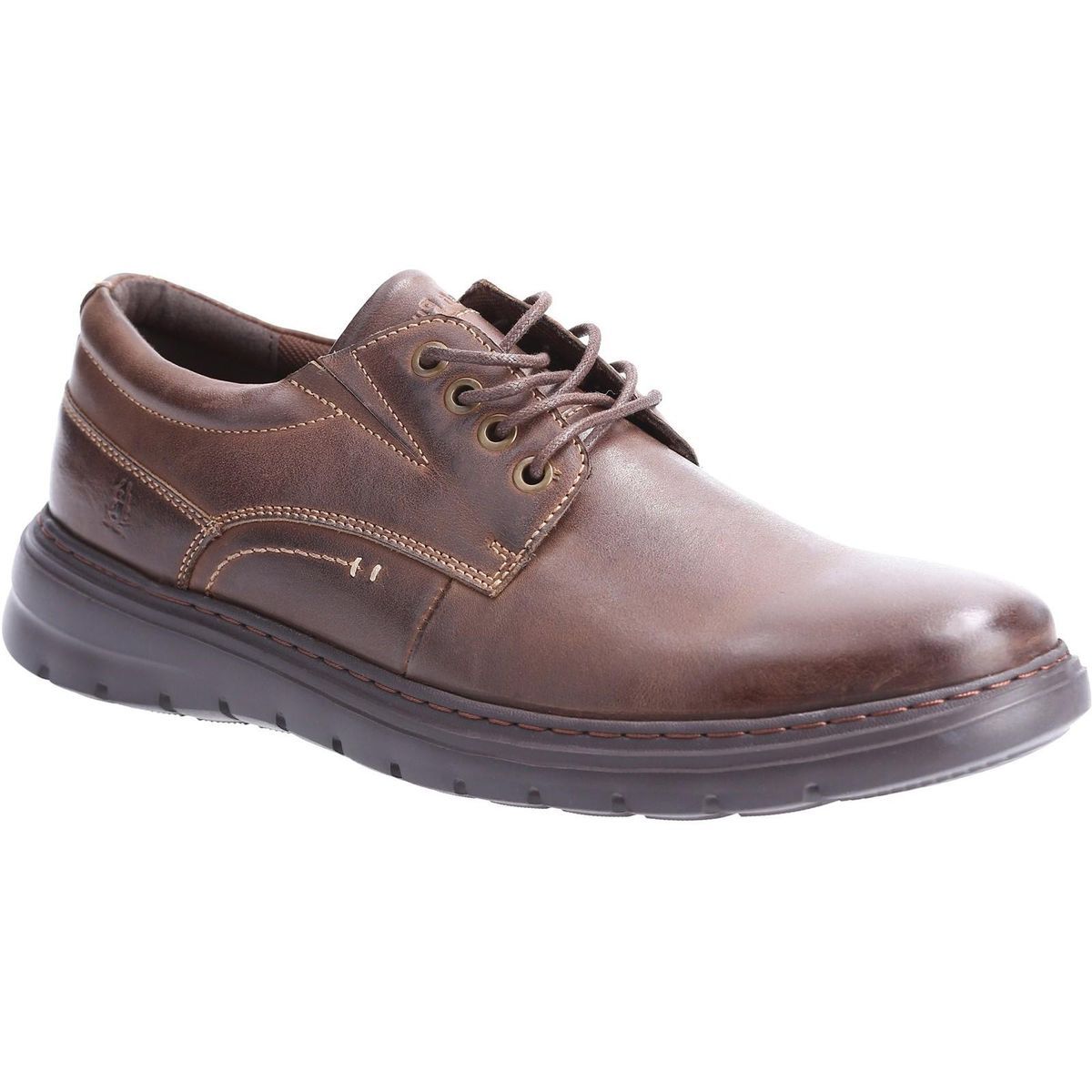 Hush Puppies Herren Triton Leder Freizeitschuhe (Braun)