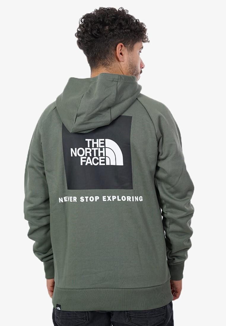 Raglan-Hoodie mit Box-Logo-Print