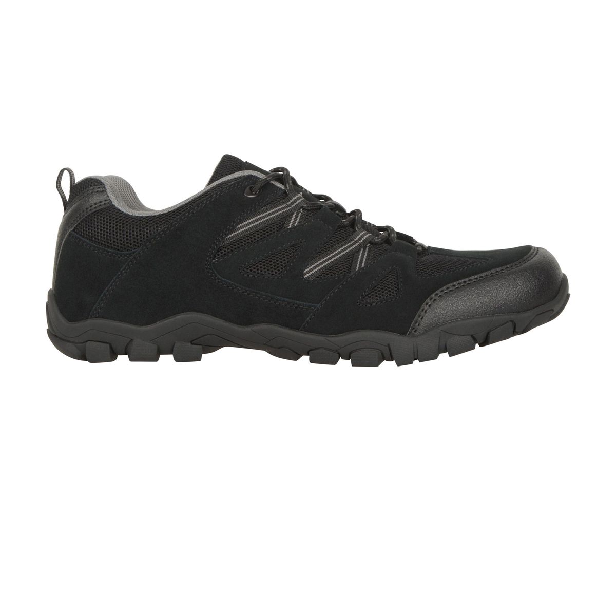 Mountain Warehouse - Herren Wanderschuhe "Outdoor III", Wildleder (Schwarz)