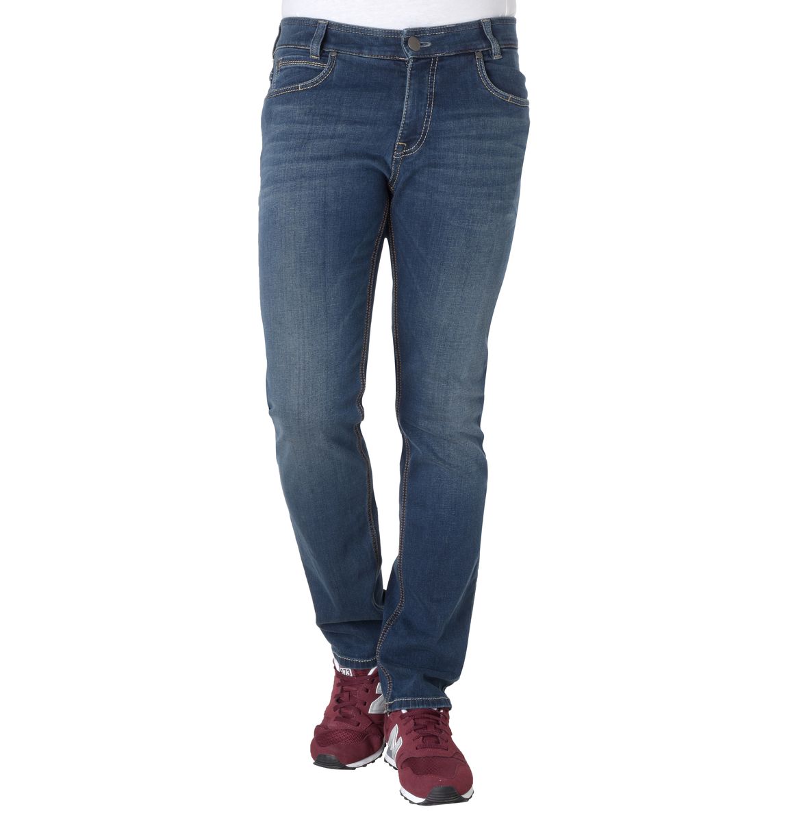 Schmale Herren Jeanshose aus Denim