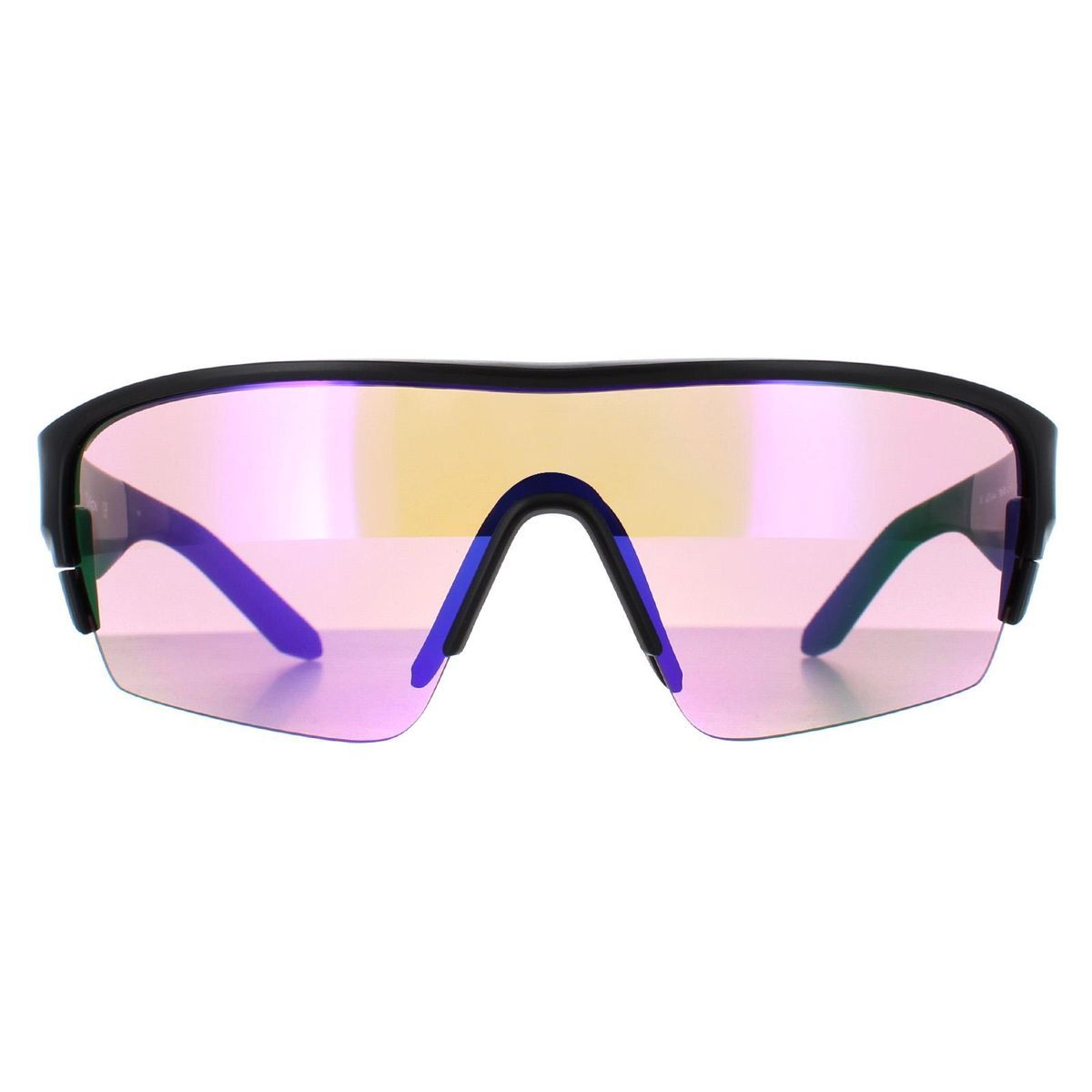 Halbrand Sport Sonnenbrille Violette Gläser